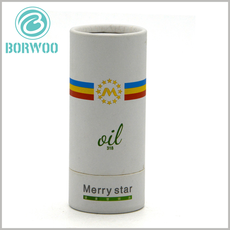 custom small cardboard tube boxes for essential oil packaging