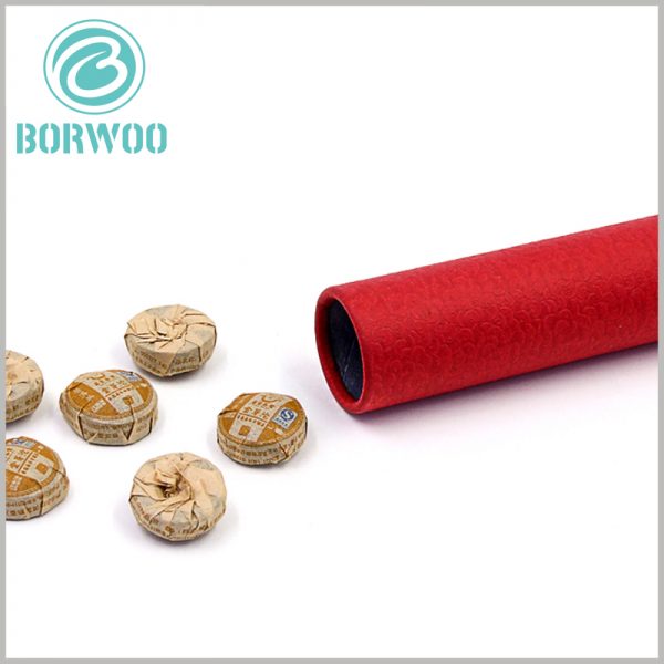 custom small cardboard tube food packaging for tea,with wooden lids.Can hold 10-20 independent small tea bags