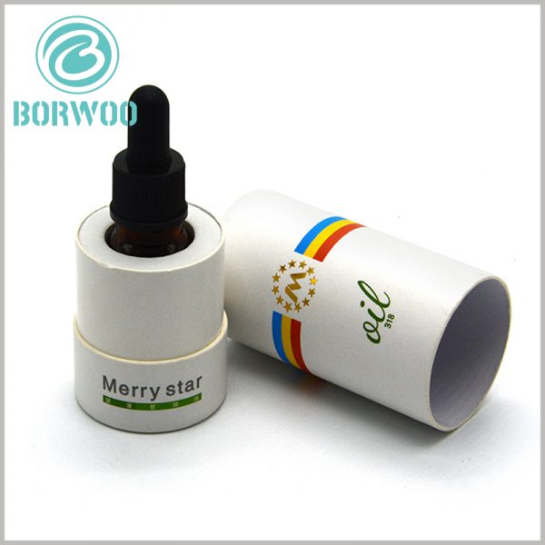 custom small cardboard tube packaging for essential oil