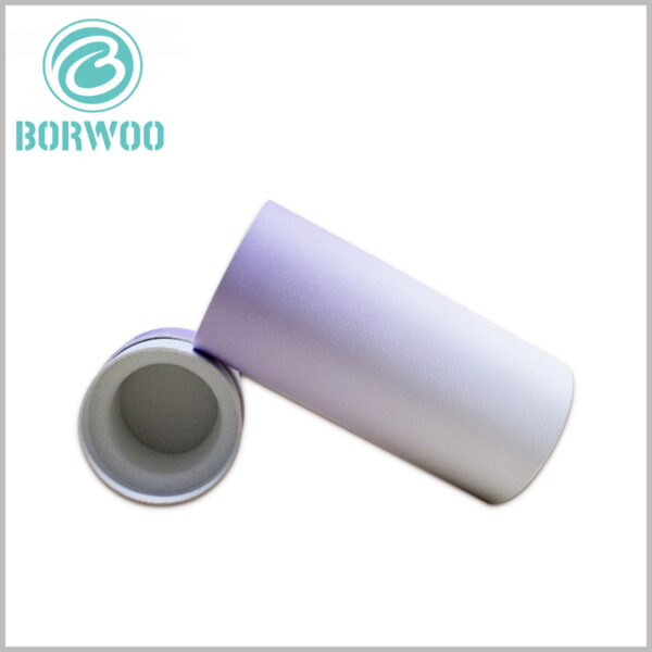 custom small cylindrical cardboard tubes packaging for cosmetics.high density EVA and inner couch to protect the valuable bottle inside