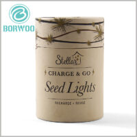 custom thick cardboard tubes packaging with printing. Customized packaging adopts spot color printing, which can improve the printing effect of the packaging and make the packaging more beautiful.