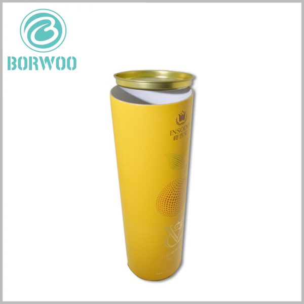 custom tube food packaging boxes for cherry packaging