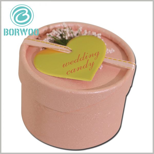 custom wedding candy boxes uk.Custom pink wedding candy tube packaging boxes uk,Gift boxes with printed label paper