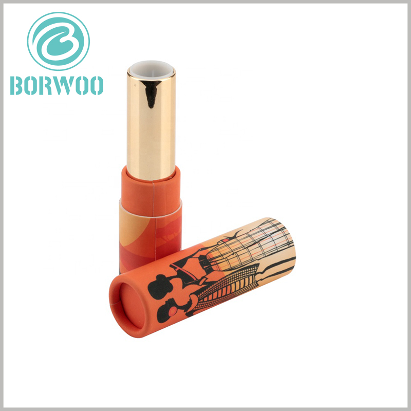 customizable biodegradable empty paper lipstick tubes wholesale.Flexible custom packaging quantity, at least 500 paper tube packaging can be customized