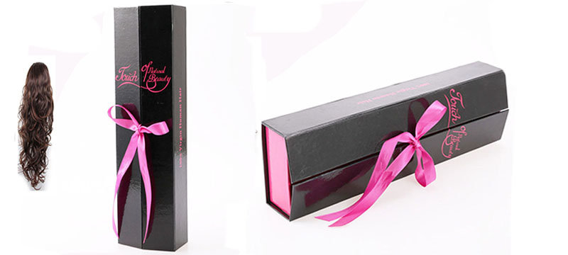customized packaging with logo,Wig packaging with logo allows consumers to trust the products inside the package