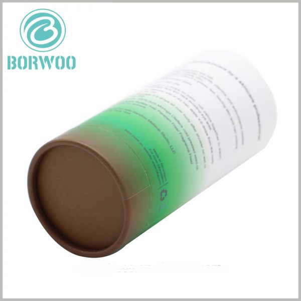 customized recyclable gift paper tube for cosmetics boxes