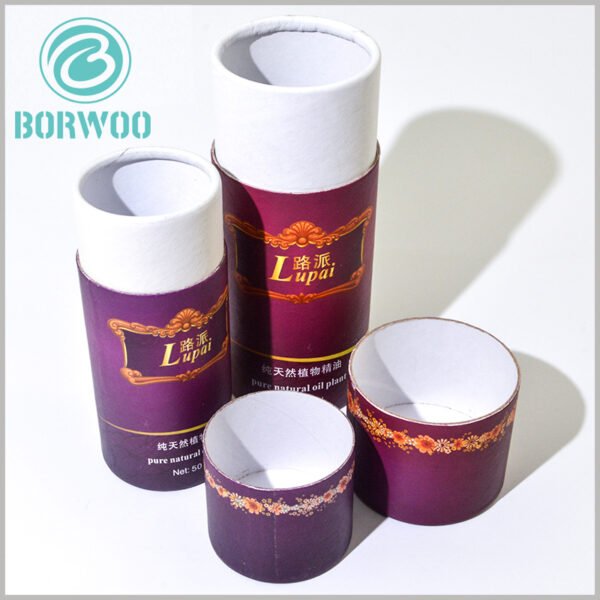 cylinder cardboard packaging boxes with lids