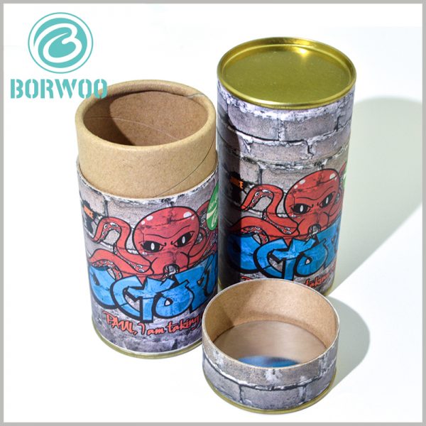 cylinder tube packaging with lids wholesale