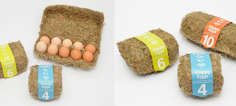 Custom creative environmentally friendly packaging boxes for eggs