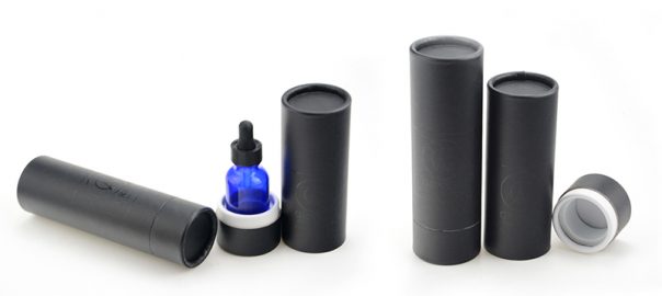 custom 10 ml essential oil cardboard packaging boxes,high quality black paper tube