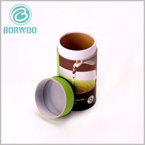 food grade kraft paper tube packaging for tea boxes.Creative product packaging can increase brand awareness