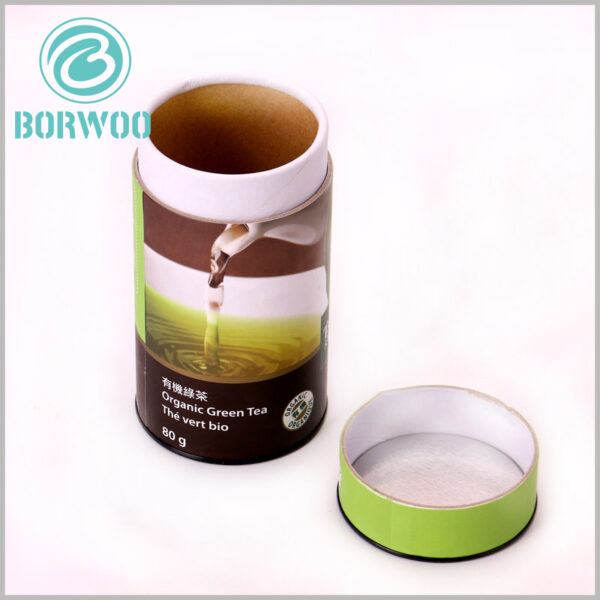 food grade kraft tube packaging for tea boxes.custom creative food tea boxes wholesale