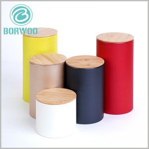 food tube packaging with foil inner coating and with wooden lids