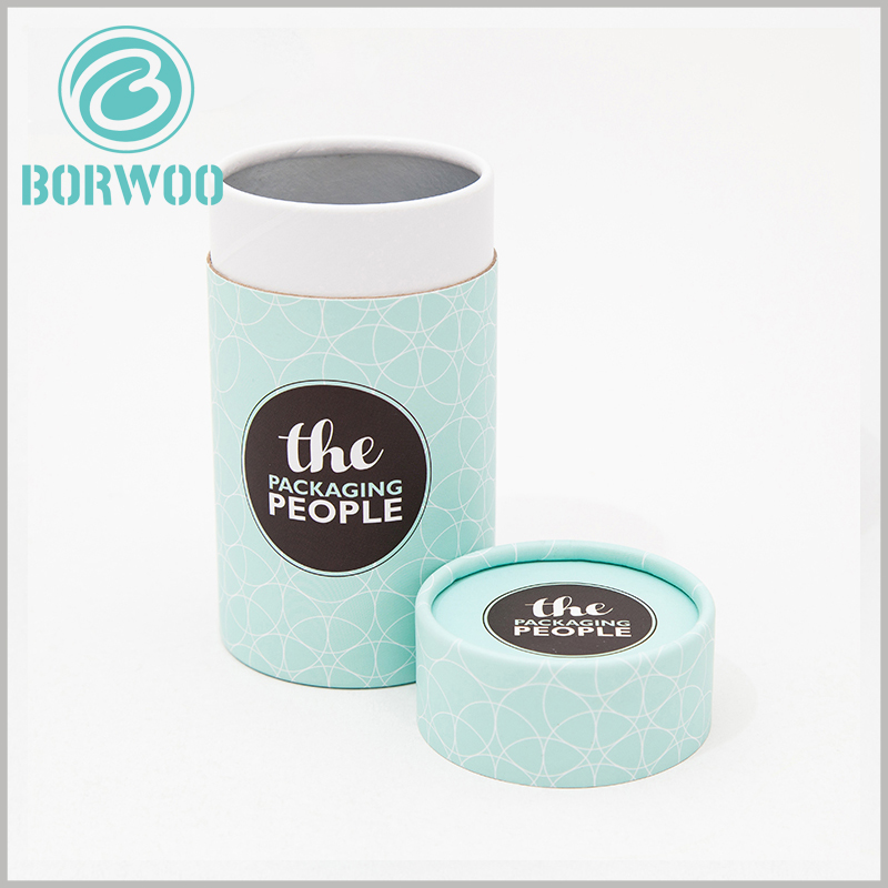 high quality paper tubes packaging boxes with logo.Food grade tin foil can be used as food protection inside the food packaging.