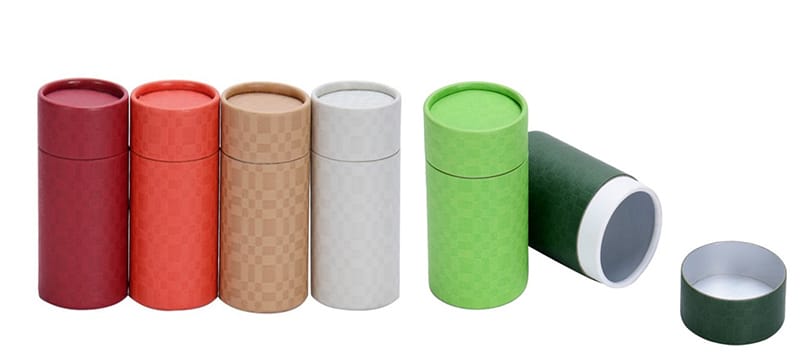 Wholesale small kraft paper Tube Packaging for cosmetics boxes