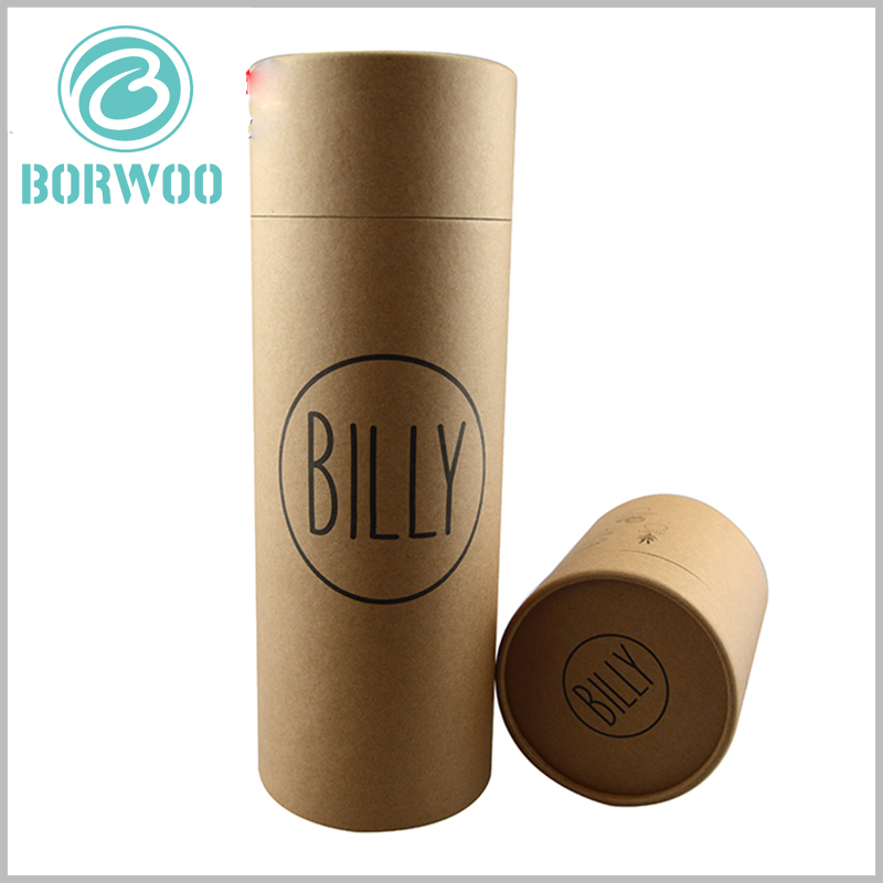 kraft paper tube boxes with logo wholesale