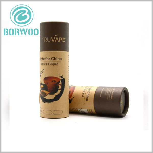 kraft paper tube food packaging for tea boxes.creative tea packaging with logo