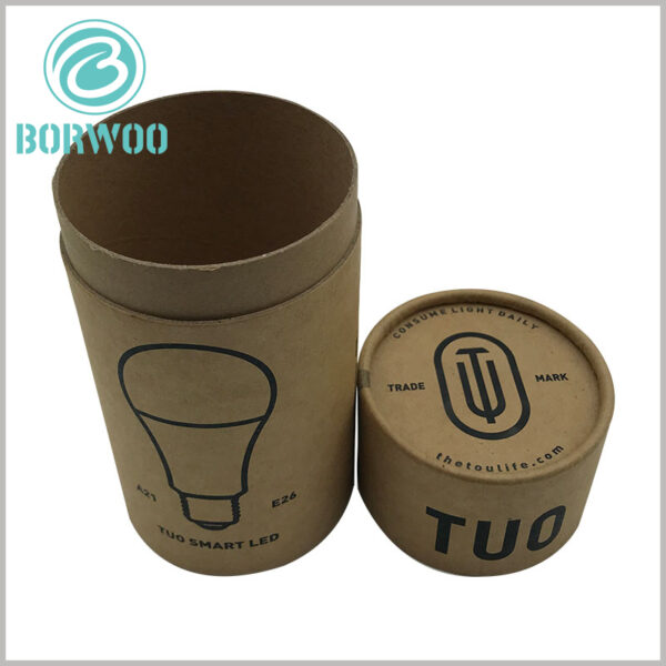 Custom kraft paper tube for led bulb packaging