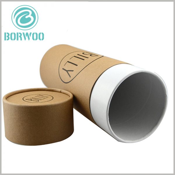 kraft paper tube packaging boxes with lids