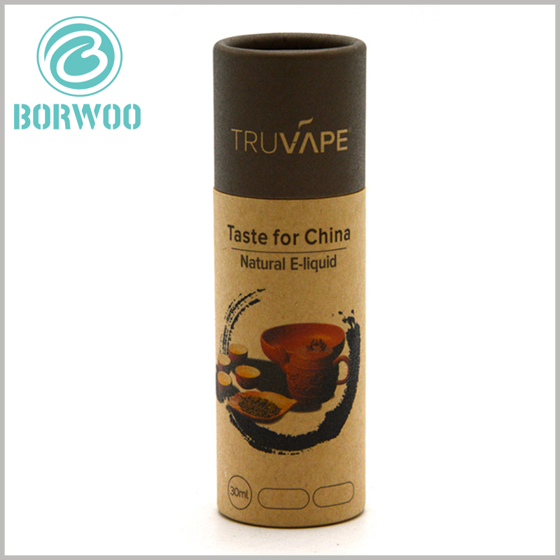 kraft paper tube packaging for food boxes.Custom small kraft paper tube packaging boxes with logo for food wholesale