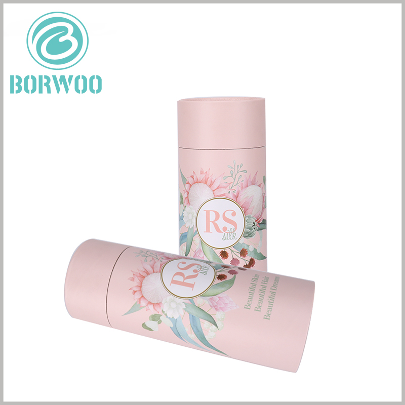 large cardboard tube for skin care products packaging.Sturdy packaging, enough to protect the skin care products inside the package
