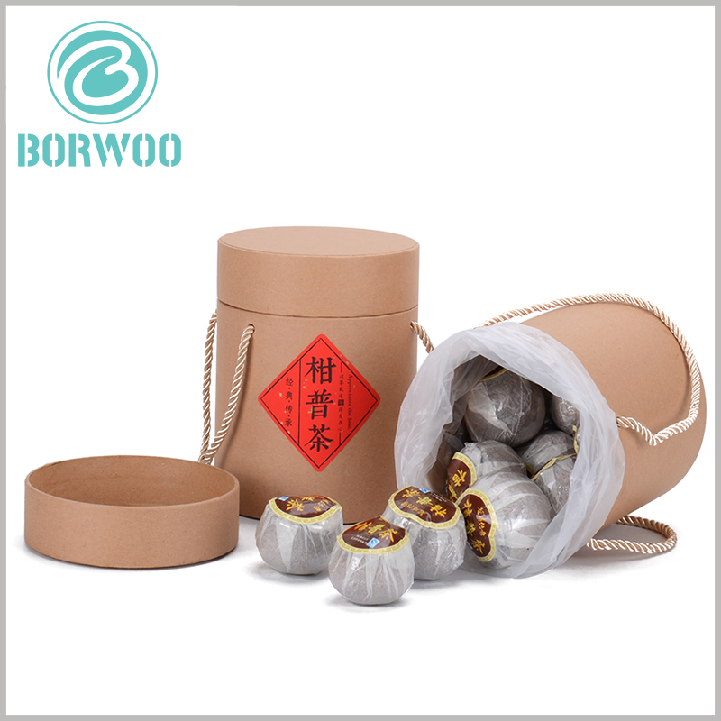 large diameter kraft paper tube food packaging for tea boxes,Pack 500g or 1000g tea
