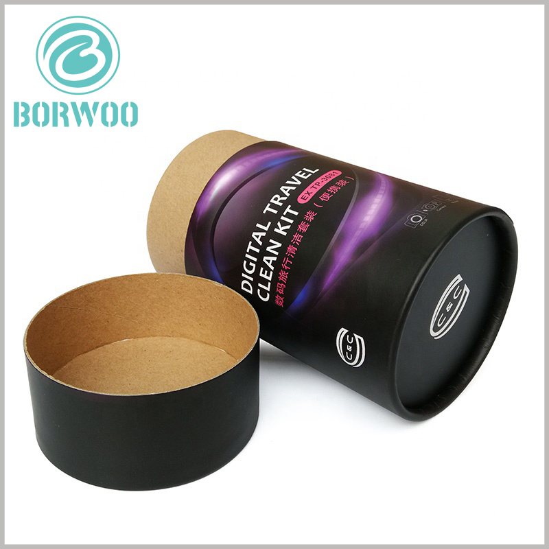 large diameter paper tube packaging for electronic products.This tube box is made of exquisite kraft paper, forming into tubes