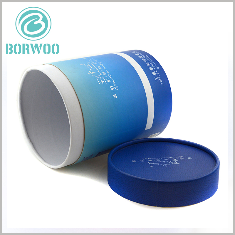 large paper cylindrical boxes packaging for skin care