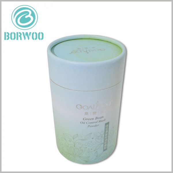 large cosmetic tube packaging for skin care product.The size of the large-diameter cardboard tube is not fixed, but the diameter and height of the paper tube are determined according to the size of the product.