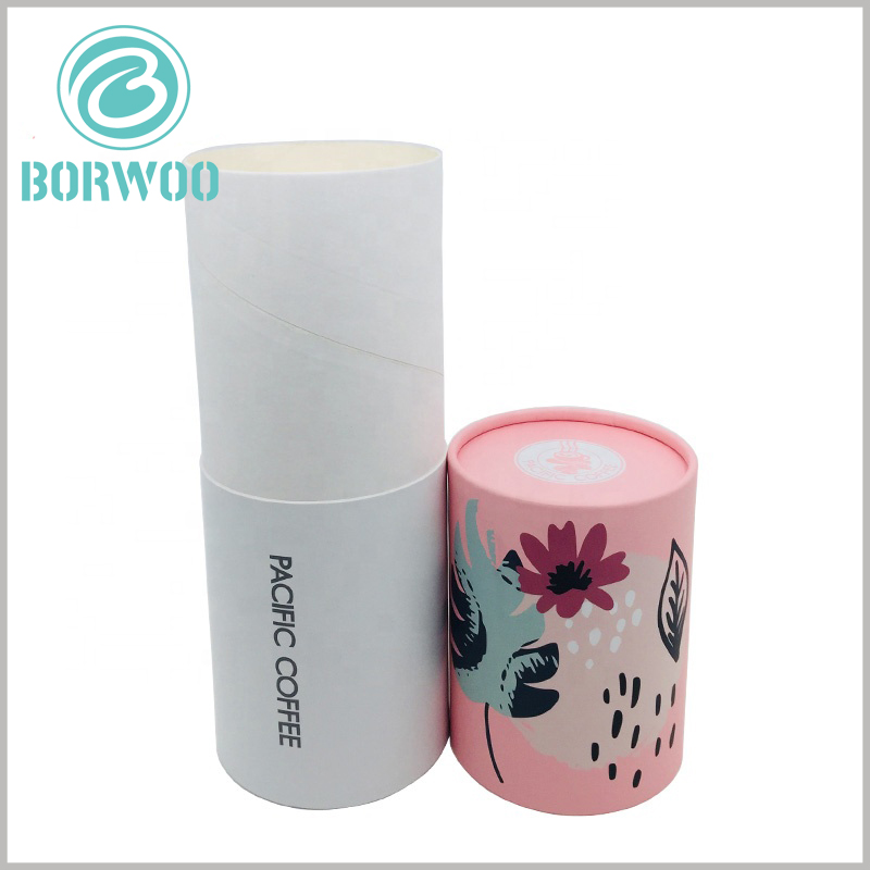 large round boxes packaging for coffee.this tube cardboard packaging box with creative design