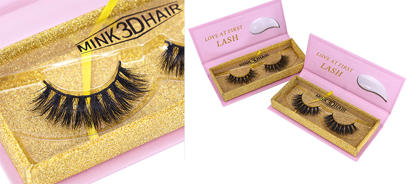 Custom luxury eyelash boxes packaging with blister packaging