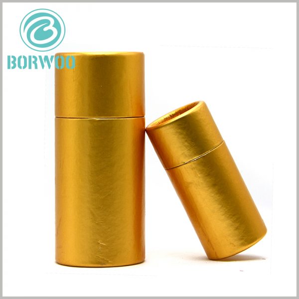 luxury gold cardboard paper tube packaging wholesale.Different products use paper tube packaging of different diameters and heights
