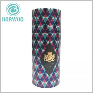 luxury large paper tube packaging with logo wholesale