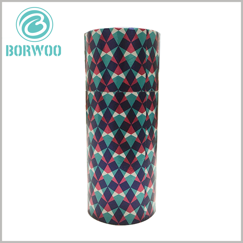 luxury paper tube packaging boxes with Color design