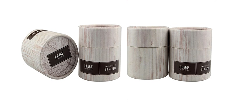 Wholesale high-end and luxury paper candle tube packaging boxes with logo