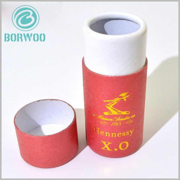paper tube boxes with golden logo