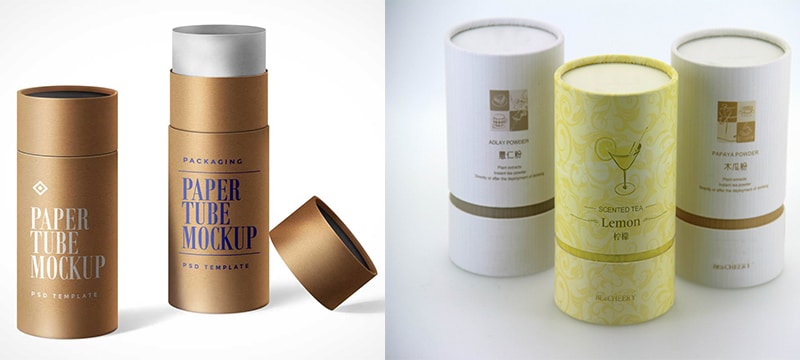wholesale high quality paper tube packaging for cosmetics