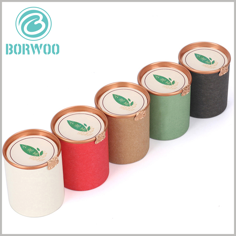 paper tube packaging with easy open aluminium lid.Use easy-to-stick label paper on the top of the paper tube lid, so that the packaging instantly has product and brand information.