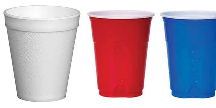 polystyrene cups packaging