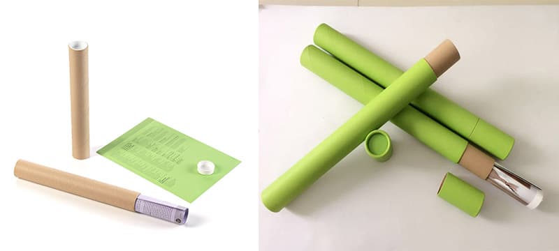 printed cardboard tube packaging boxes wholesale