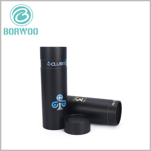 quality black cardboard tubes packaging boxes for toys. cardboard round boxes with paper lids