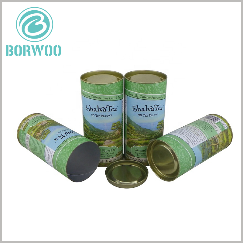 quality paper tube tea packaging boxes custom.custom packaging can make products with the influence of the brand