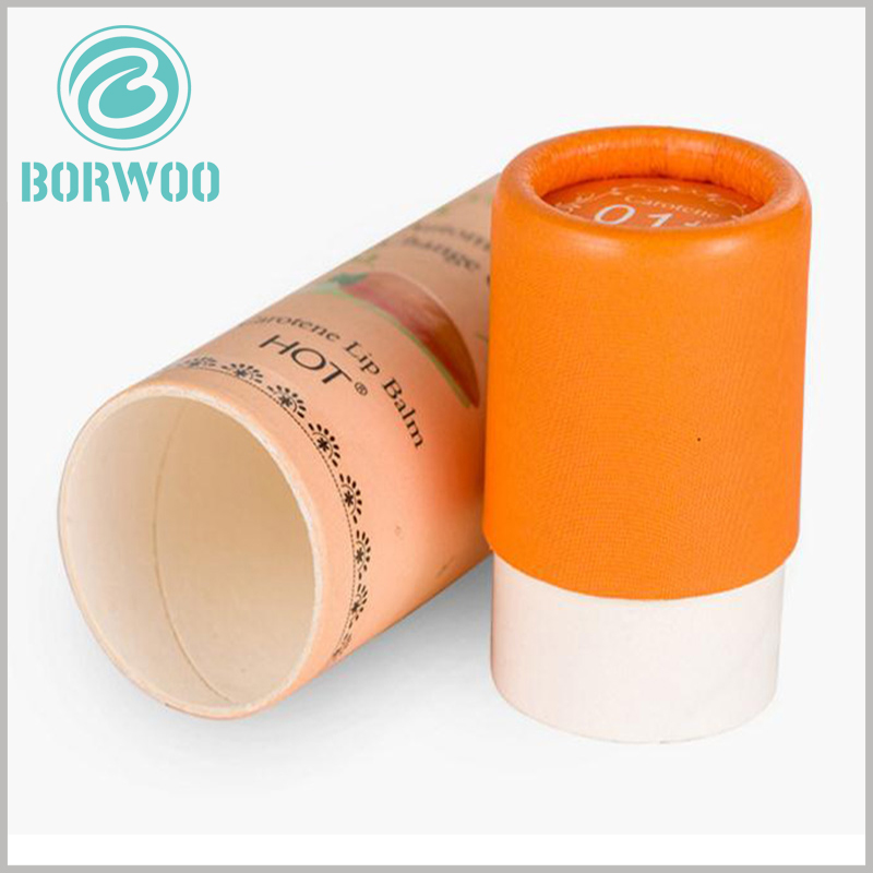 Custom recycled paper lip balm tube packaging boxes wholesale