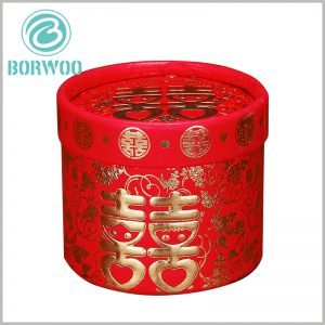 red gift tube packaging wholesale