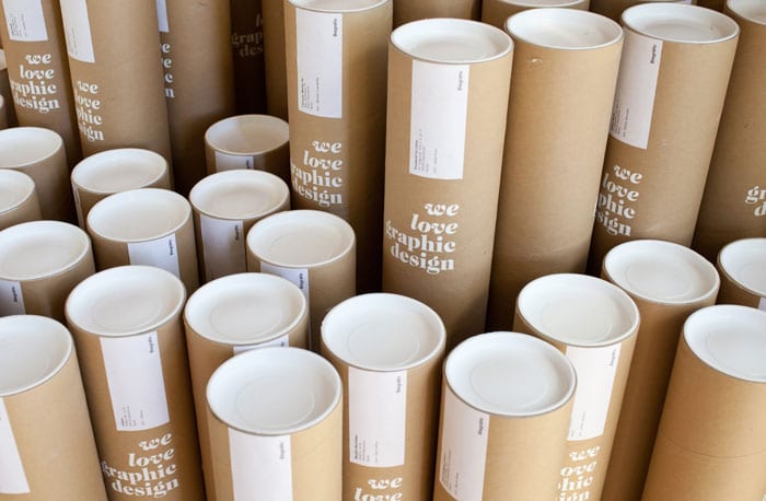 shipping tube packaging - Custom paper tube packaging manufacturer