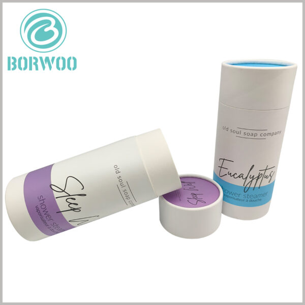 shower steamer packaging tube with printed