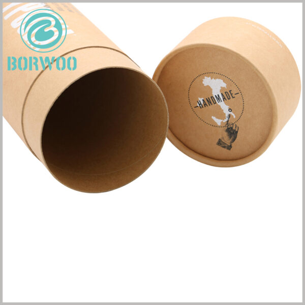 simple T-shirt Kraft paper tube packaging wholesale