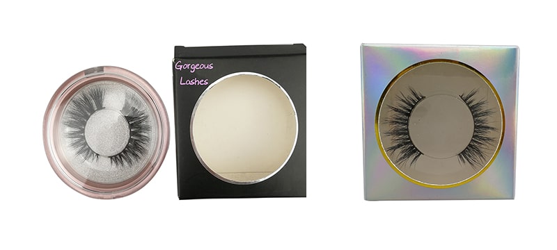 simple eyelashes packaging with windows,Small packaging is more conducive to carrying eyelashes and using eyelashes