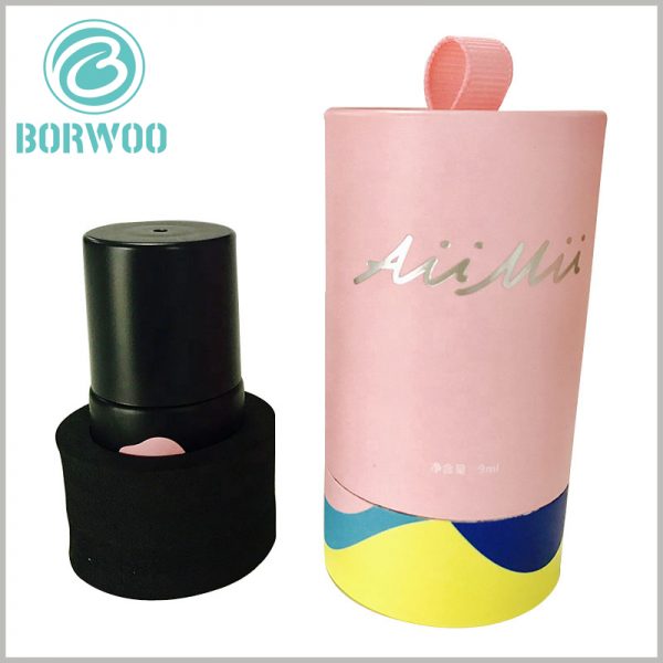 single bottle nail polish packaging tubes. The artistic packaging design makes the product full of fashion and is more conducive to promoting the characteristics of nail polish cosmetics.