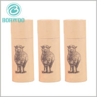 small Kraft paper tubes packaging boxes